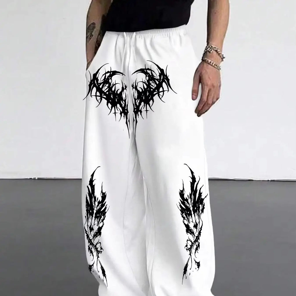 Urban Relaxed Wide-Leg Jogger Pants