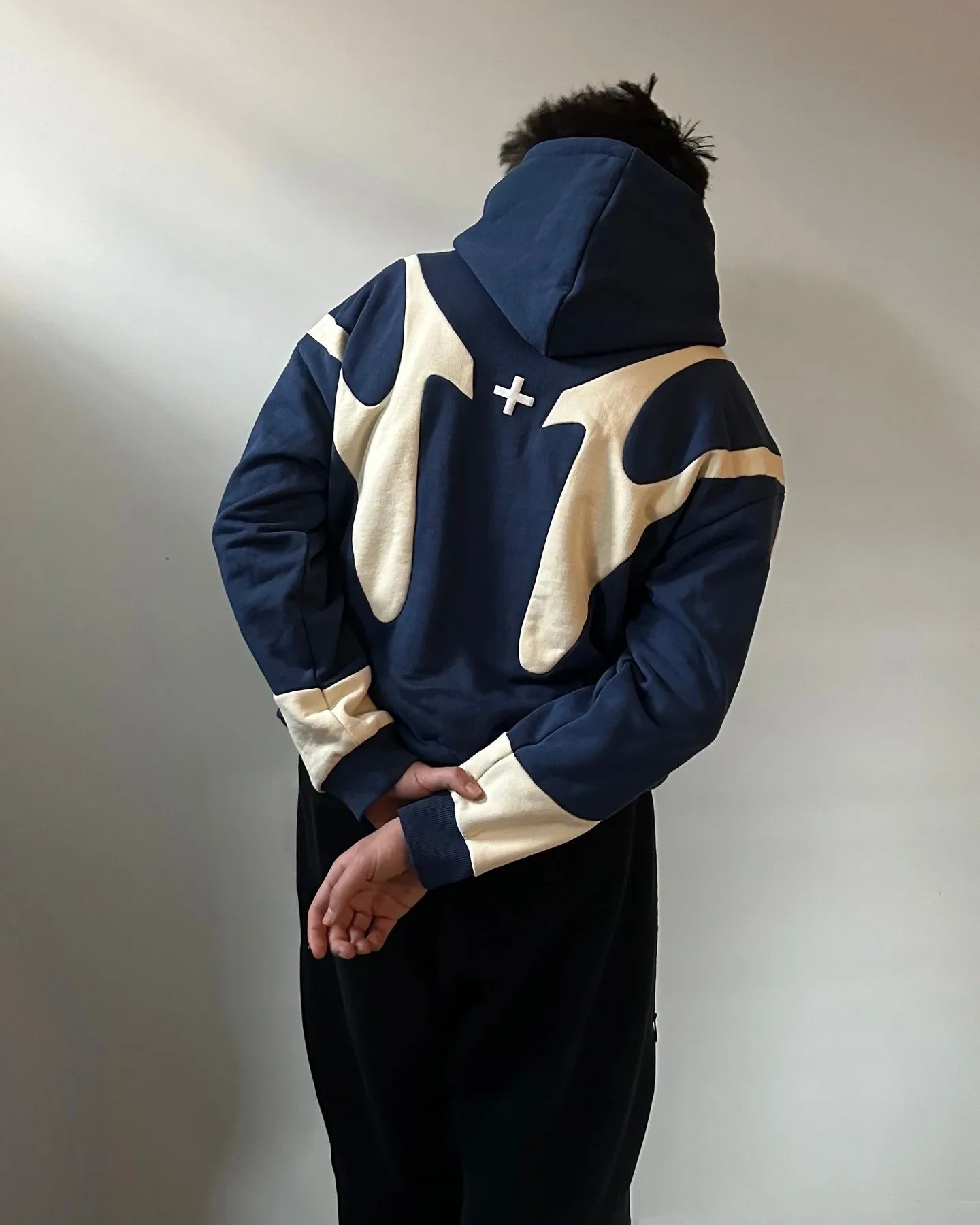 Vintage Gothic Patchwork Zip Hoodie