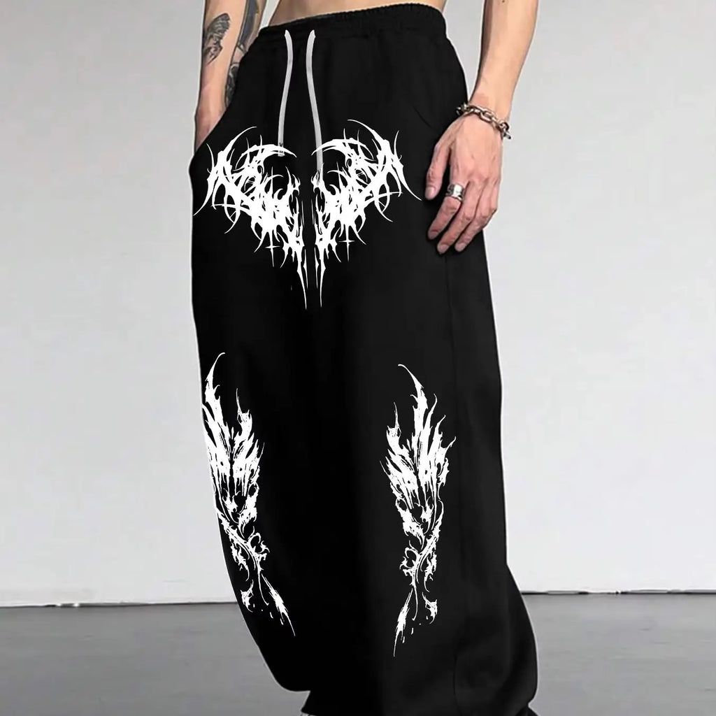 Urban Relaxed Wide-Leg Jogger Pants