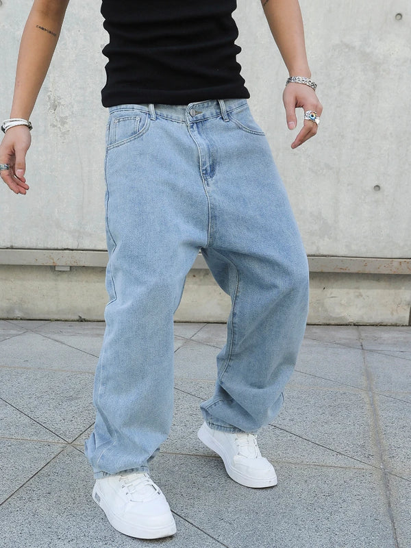 Urban Baggy Wide-Leg Everyday Jeans