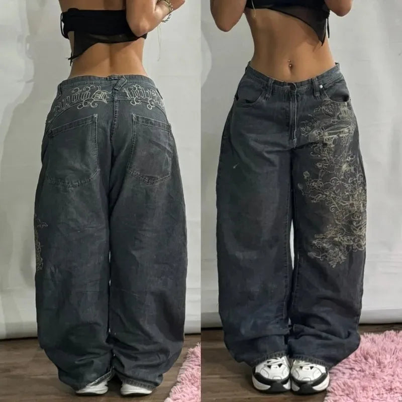 Classic Washed Baggy Street Jeans