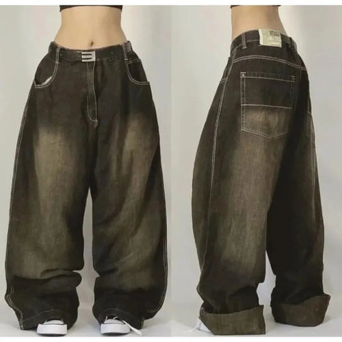Classic Washed Baggy Street Jeans