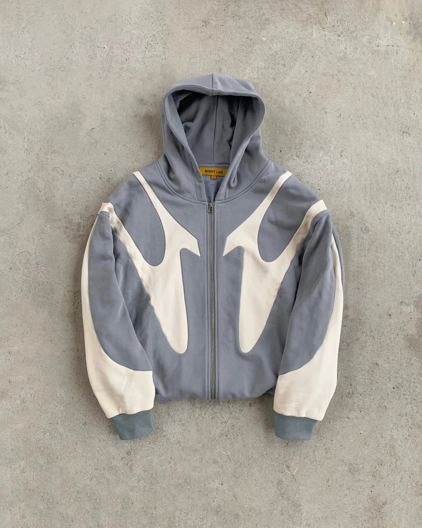 Vintage Gothic Patchwork Zip Hoodie
