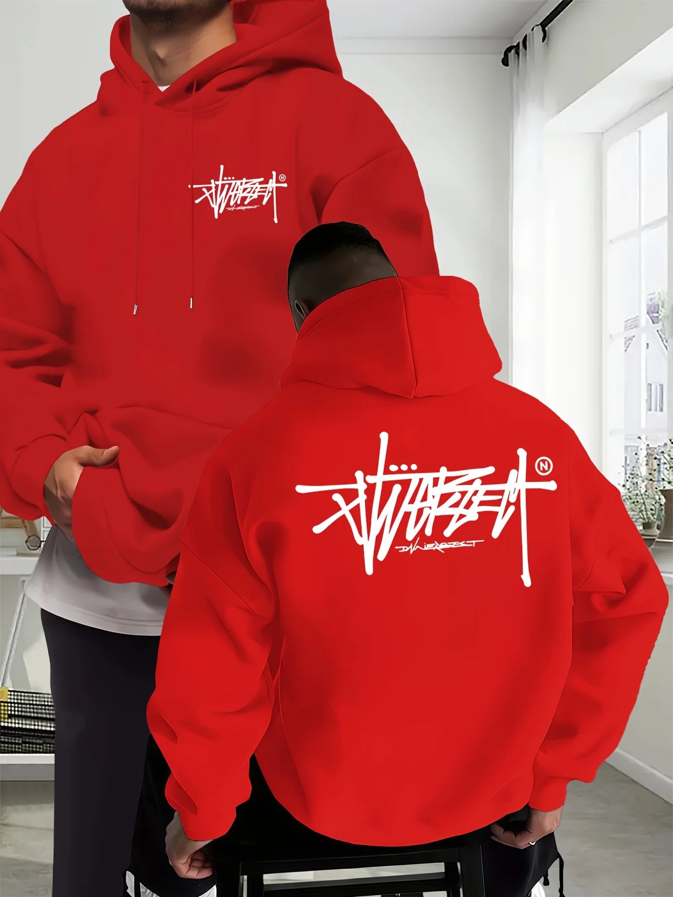 Urban Graffiti Street Casual Pullover Hoodie
