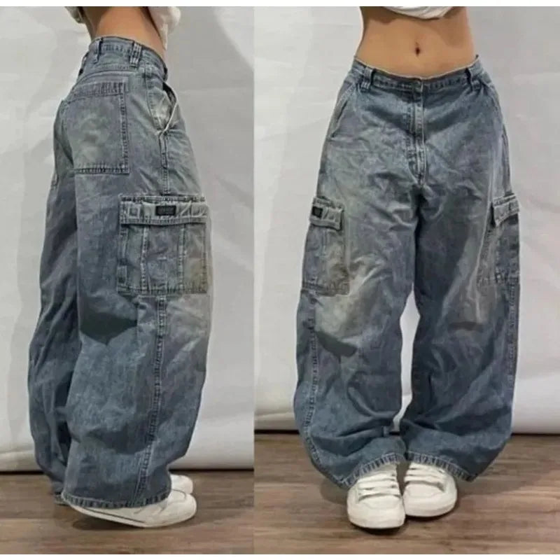 Classic Washed Baggy Street Jeans